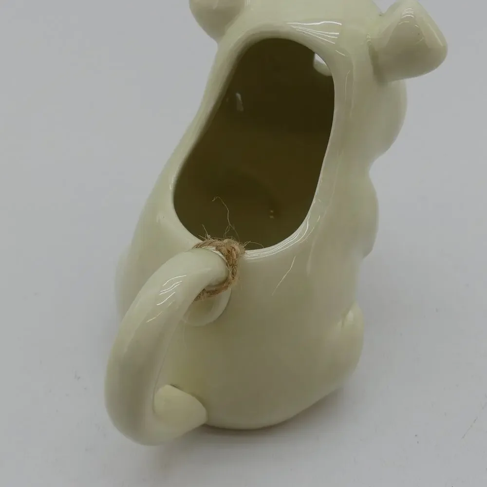 Lot of 2 Vintage Quon Quon Japan Ceramic Pig Sugar Bowl & Creamer Set